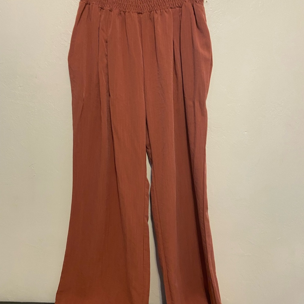 Maternity: High Waisted Rust Women's Pants Size L